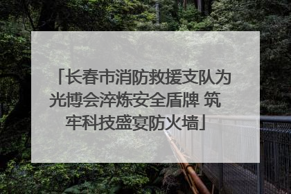 长春市消防救援支队为光博会淬炼安全盾牌 筑牢科技盛宴防火墙