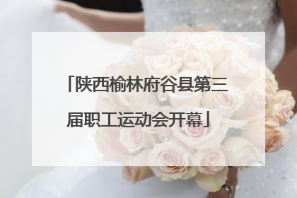 陕西榆林府谷县第三届职工运动会开幕