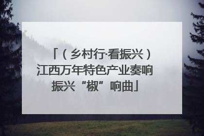 （乡村行·看振兴）江西万年特色产业奏响振兴“椒”响曲