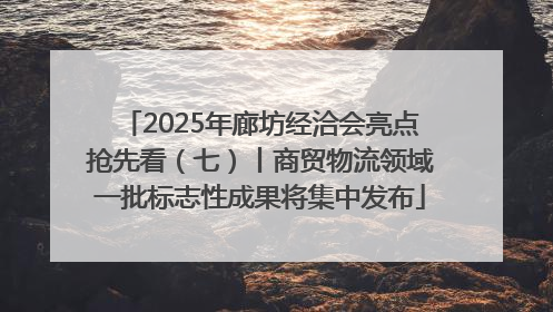 2025年廊坊经洽会亮点抢先看（七）丨商贸物流领域一批标志性成果将集中发布