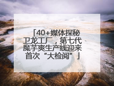 40+媒体探秘卫龙工厂，第七代魔芋爽生产线迎来首次“大检阅”