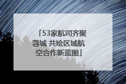 53家航司齐聚蓉城 共绘区域航空合作新蓝图